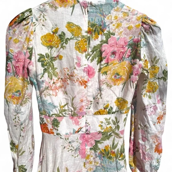 Zimmermann Multicolor Floral Blouse